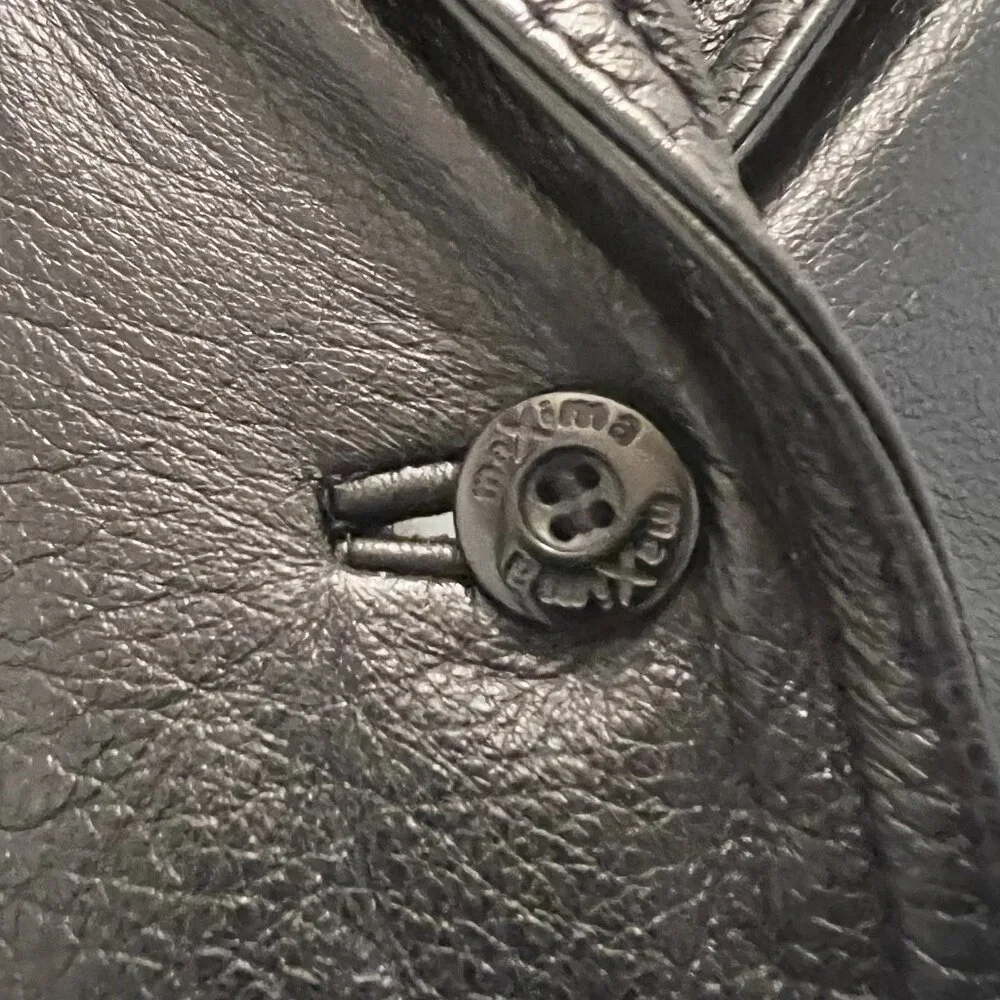 Wilson's Leather Maxima Women's Vintage Black Jacket/Blazer-Size Med.-Casual - Picture 7 of 16